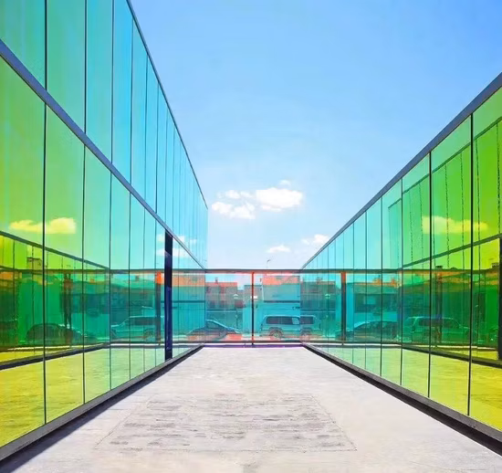 Цветное и цветное закаленное ламинированное стекло